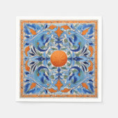 Serviette En Papier Orange Grove (Devant)