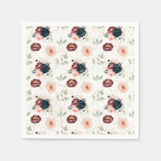 Serviette En Papier Orange Jaune Et Rocheuse