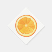 Serviette En Papier Orange - Papier (Coin)