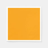 Serviette En Papier Orange Peel couleur solide (Devant)