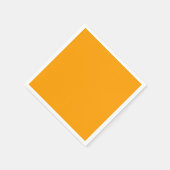 Serviette En Papier Orange Peel couleur solide (Coin)