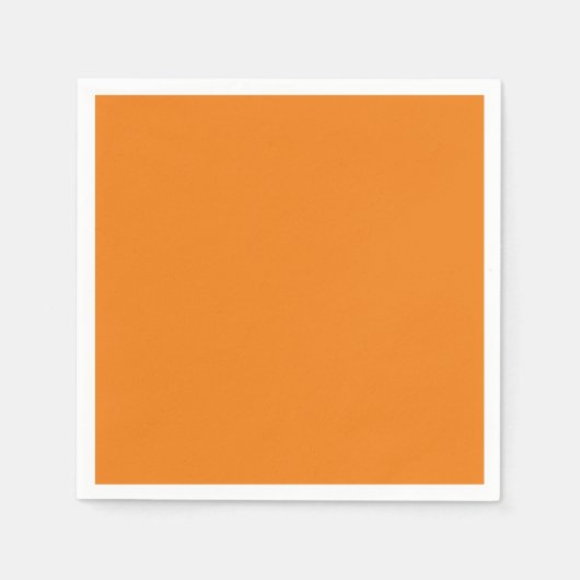 Serviette En Papier Orange Perse, Sable Brown, Tan, (Devant)
