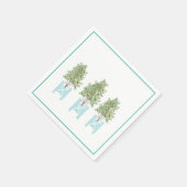 Serviette En Papier Orange Tree Topio Blue Ginger Jar Jars Napkin (Coin)