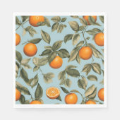 Serviette En Papier orange vintage (Devant)