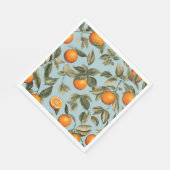 Serviette En Papier orange vintage (Coin)