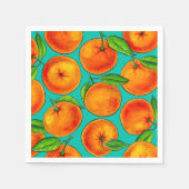 Serviette En Papier Oranges (Devant)