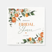 Serviette En Papier Oranges agrumes thème nuptiale douche (Devant)