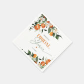 Serviette En Papier Oranges agrumes thème nuptiale douche (Coin)