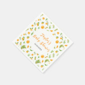 Serviette En Papier Oranges Citrus Baby Shower (Coin)