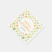 Serviette En Papier Oranges Citrus Birthday Party (Coin)