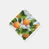 Serviette En Papier Oranges Citrus Fruit Cocktail Party (Coin)