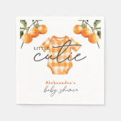 Serviette En Papier Oranges d'été mignonne Baby shower de tenue de cai (Devant)