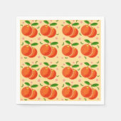 Serviette En Papier Oranges et fleurs (Devant)