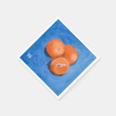 Serviette En Papier Oranges mandarines (Coin)