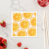 Serviette En Papier Oranges - Papier (En situation)