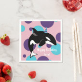 Serviette En Papier Orca Killer Whale Anniversaire (En situation)