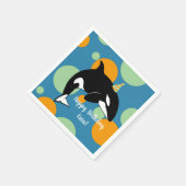 Serviette En Papier Orca Killer Whale Anniversaire (Coin)