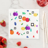 Serviette En Papier Orchard (En situation)