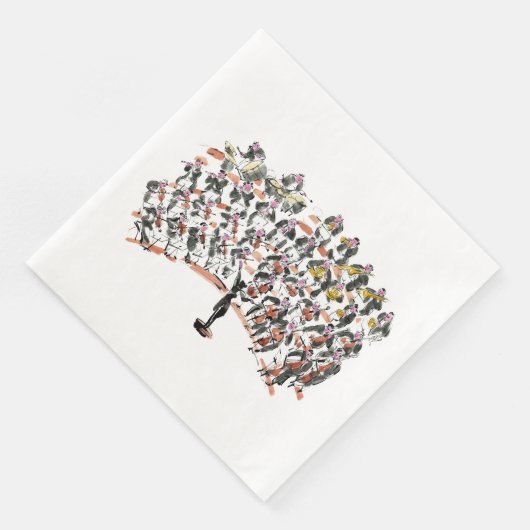 Serviette En Papier Orchestre (Coin)