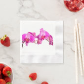 Serviette En Papier Orchidée (En situation)