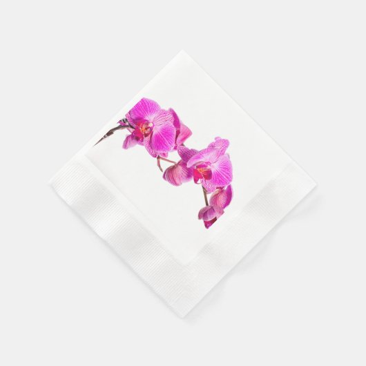 Serviette En Papier Orchidée (Coin)