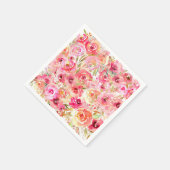 Serviette En Papier Orchidée (Coin)