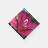 Serviette En Papier Orchidée Fleurie tropicale Florale (Coin)