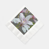 Serviette En Papier Orchidées insigne rose Cymbidium Floral (Coin)