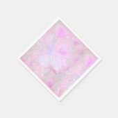 Serviette En Papier Orchidées roses (Coin)