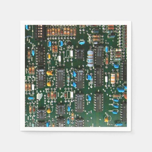 Serviette En Papier Ordinateur Électronique Carte de circuits imprimés (Devant)