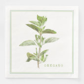 Serviette En Papier OREGANO FRAIS Papier de table (Devant)