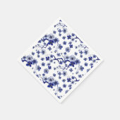 Serviette En Papier Oriental Sakura Motif (Coin)