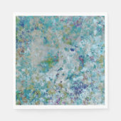 Serviette En Papier Original Moderne Un Design D'Art Abstrait (Devant)