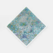 Serviette En Papier Original Moderne Un Design D'Art Abstrait (Coin)