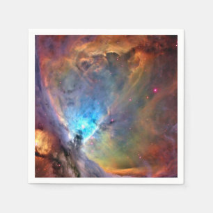 Serviette En Papier Orion Nebula Space Galaxy faible contraste