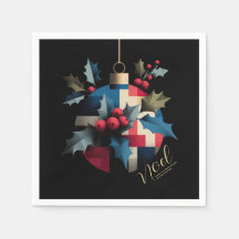 Ornement de Noël Élégant et Sombre