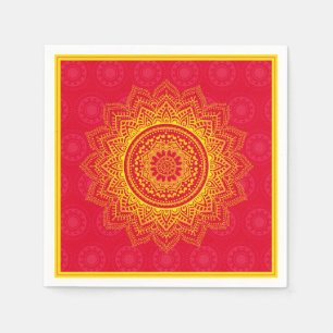 Serviette En Papier Ornement indien