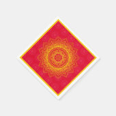 Serviette En Papier Ornement indien (Coin)