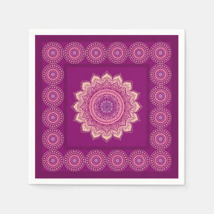 Serviette En Papier Ornement indien
