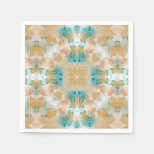 Serviette En Papier Ornement national ethnique (Devant)