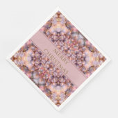 Serviette En Papier Ornements Abstraits (Coin)