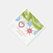 Serviette En Papier Ornements de Noël (Coin)