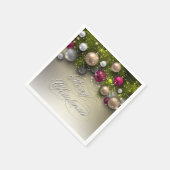 Serviette En Papier Ornements de Noël - Multi (Coin)