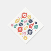 Serviette En Papier Ornements rétro (Coin)