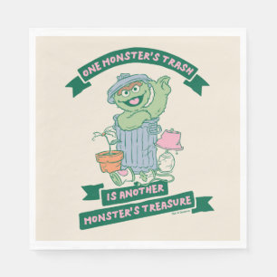 Serviette En Papier Oscar le Groupement Monster Treasure Graphic