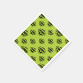 Serviette En Papier Oscar the Grouch Green Pattern (Coin)