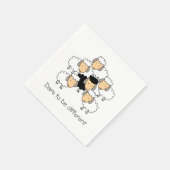 Serviette En Papier Oser être un mouton noir différent (Coin)