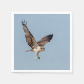 Serviette En Papier Osprey juvénile en vol (Devant)