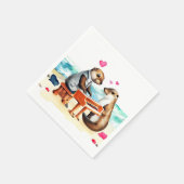 Serviette En Papier Otter (Coin)