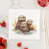 Serviette En Papier Otter (En situation)